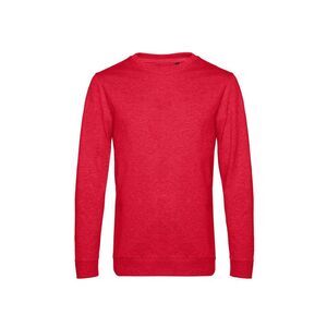 B&C Mens Set-in Sweatshirt / Heather Red